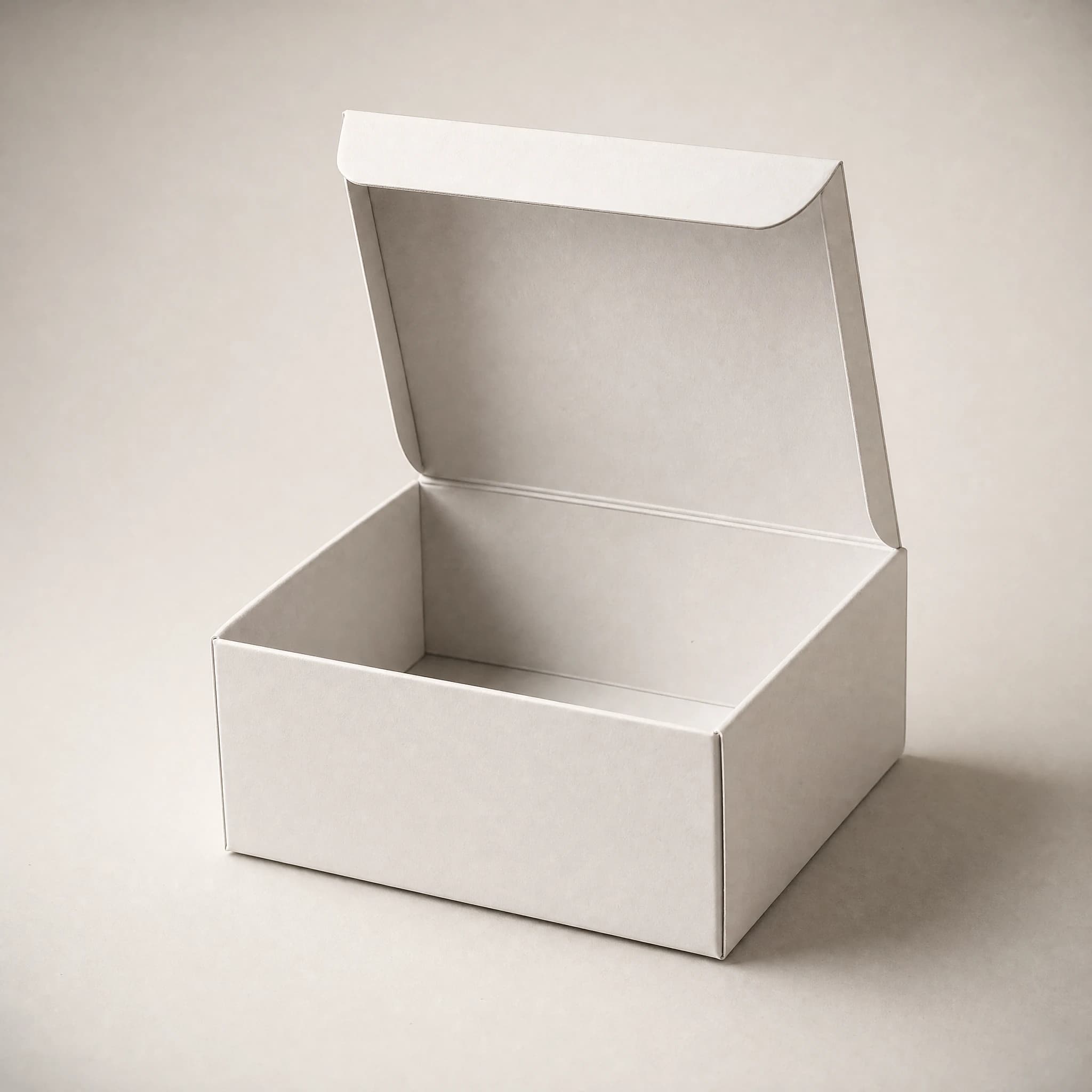 Flip top box